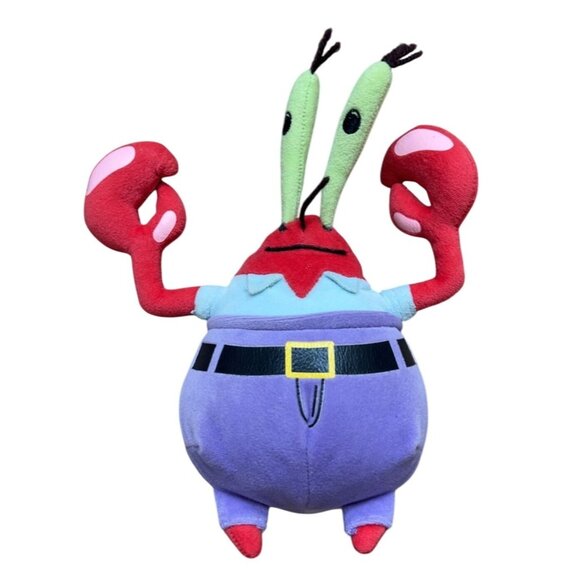 RARE Vintage Ty Beanie Baby Mr.‎ Krabs Spongebob SquarePants - Picture 1 of 5